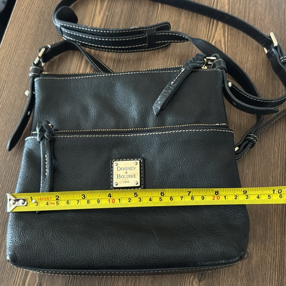 Dooney & Bourke Black Leather Crossbody Bag - Picture 5 of 6